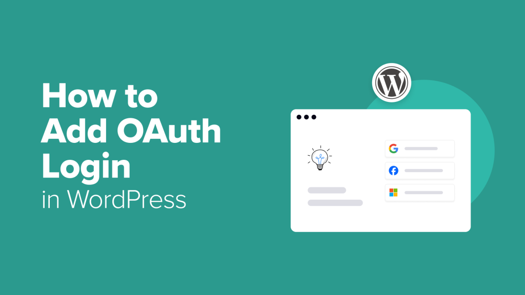 How to Add OAuth Login in WordPress (Step by Step)